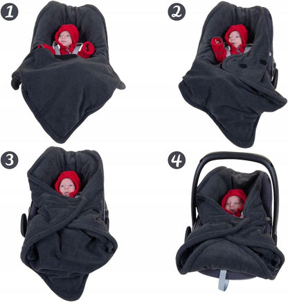 HOPPEDIZ deken voor 3- en 5-puntsgordels Fleece
