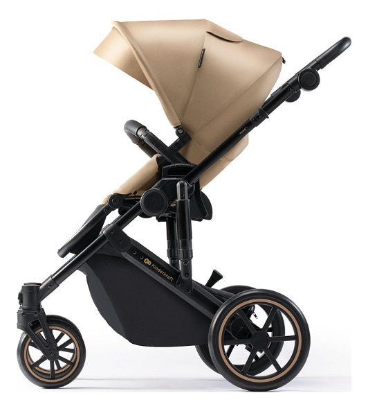 KINDERKRAFT PRIME2 PRO 3i1 multifunktionel barnevogn op til 22kg + MINK PRO autostol