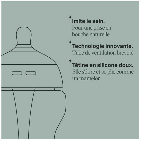 TOMMEE TIPPEE Advanced-flaske 260ml ANTI-COLIC 0mdr.+