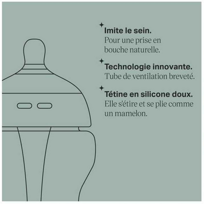 TOMMEE TIPPEE Advanced-flaske 260ml ANTI-COLIC 0mdr.+