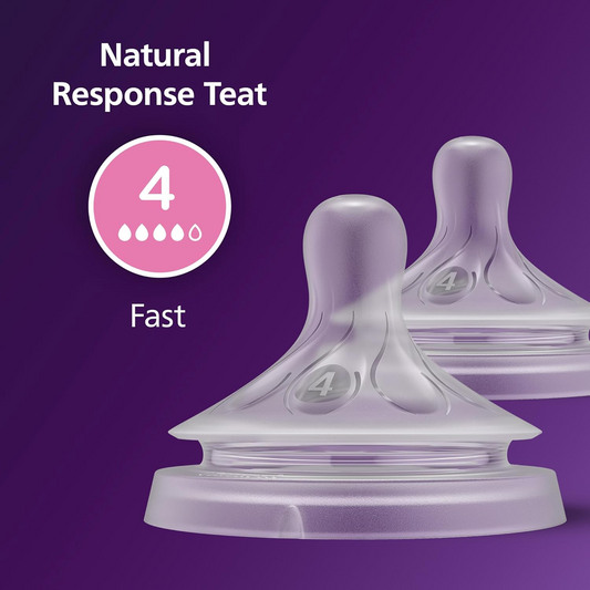 PHILIPS AVENT Natural RESPONSE tetine pentru biberoane 3luni+ x2