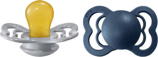 BIBS SUPREME beroligende sutter gummi 0-6msc SYMMETRISKE