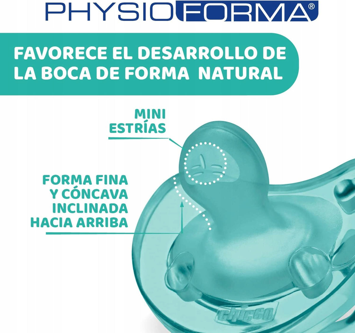 CHICCO PhysioForma SOFT cumi, 2 db 16–36 hónap