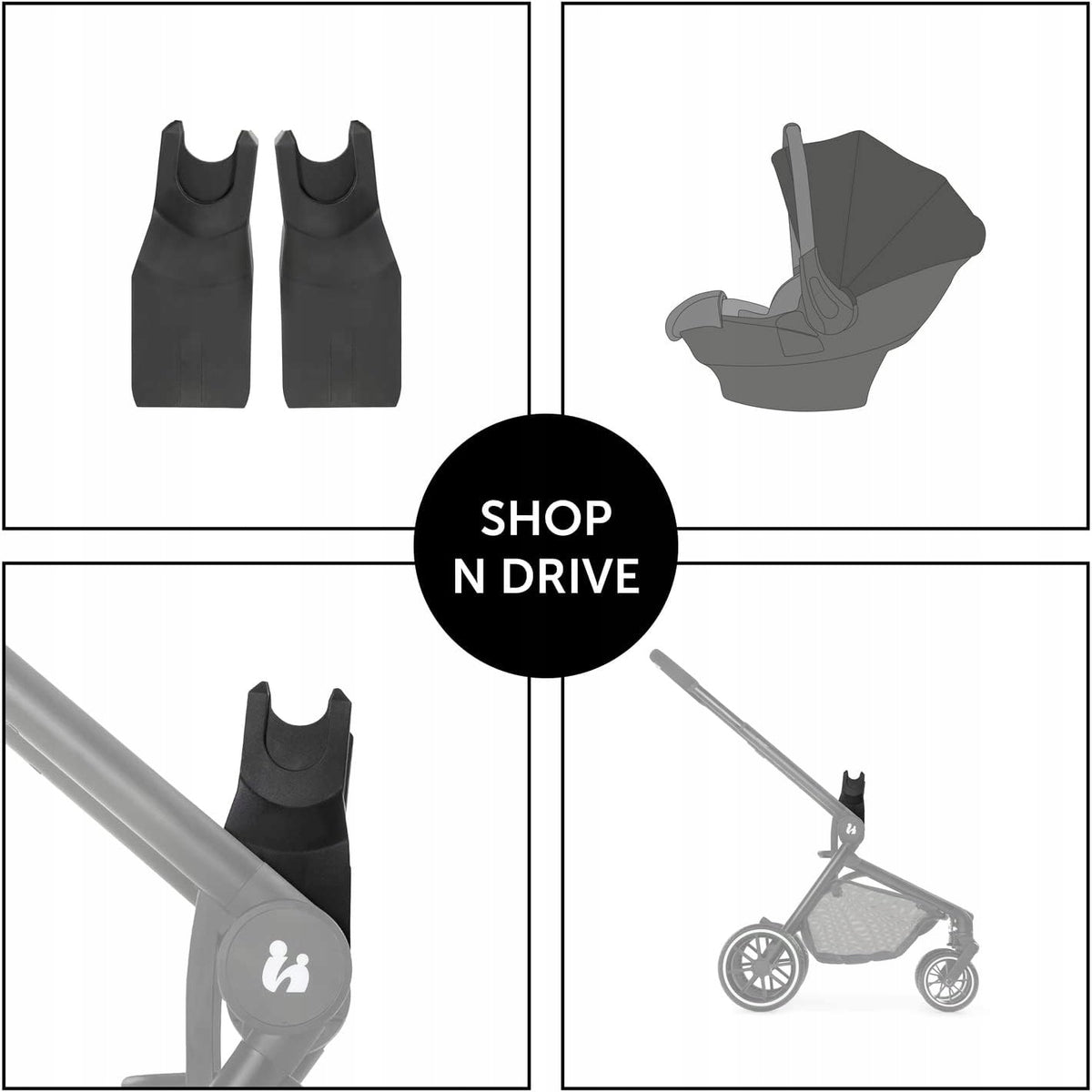 HAUCK adapter for wardrobe and car seat