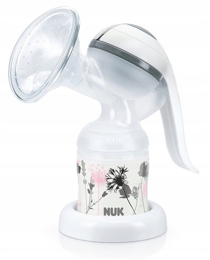 NUK Jolie POMPĂ DE SÂN MANUALĂ cu recipient pentru lapte