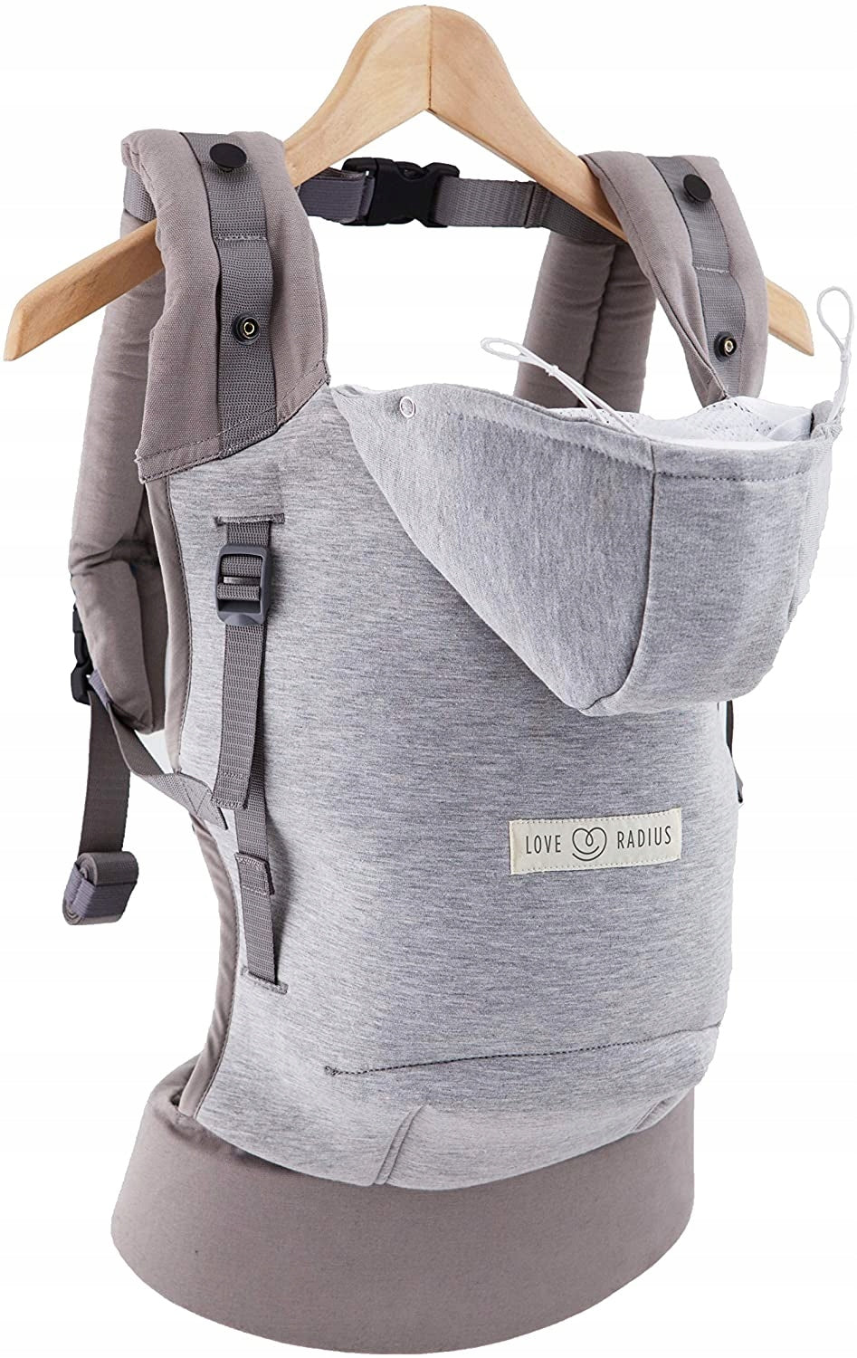 LOVE RADIUS porte-bébé ergonomique avec capuche HOODIE CARRIER