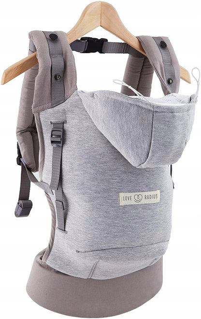 LOVE RADIUS porte-bébé ergonomique avec capuche HOODIE CARRIER