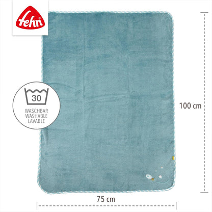 FEHN Μικρό Κάστρο βρεφική κουβέρτα 75x100 cm με κουδουνίστρα