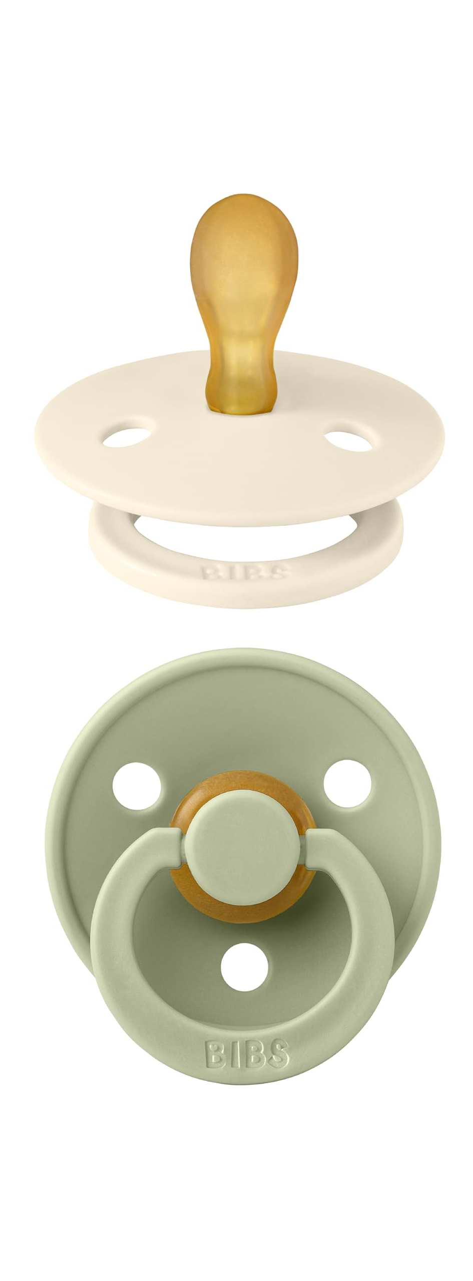 BIBS COLOUR sucettes apaisantes 2 pack caoutchouc 18 mois+