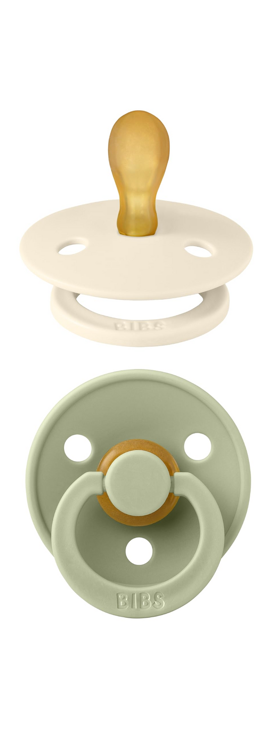 BIBS COLOUR Schnuller 2er-Pack Naturkautschuk 18 Monate+