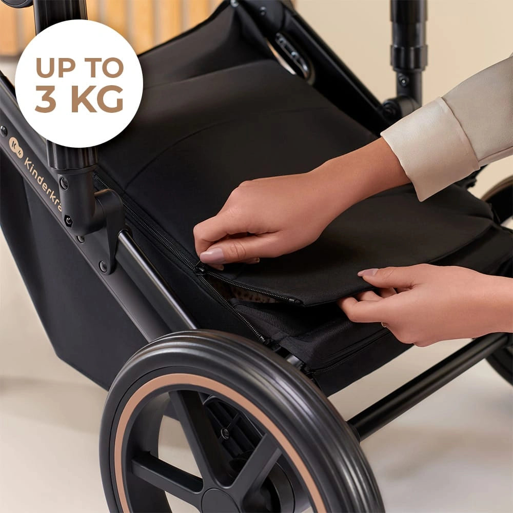 KINDERKRAFT PRIME2 2w1 wózek wielofunkcyjny do 22kg – SHADOW GREY – zdjęcie 11