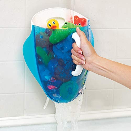 Munchkin Bath Toy Scoop kurv til badelegetøj blå