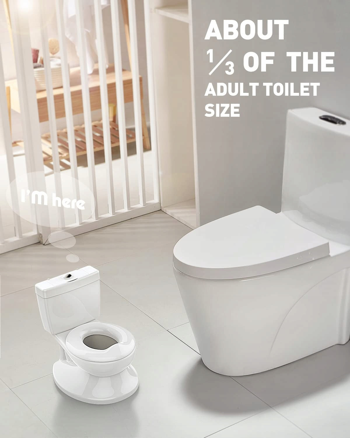 ADOVEL potty with removable insert and sound
