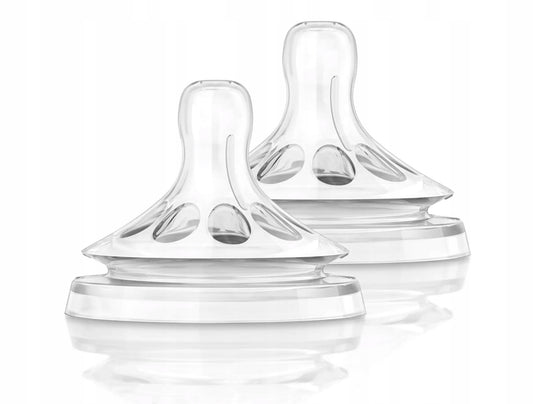 PHILIPS AVENT Natural tetine pentru biberoane 1lună+ x2