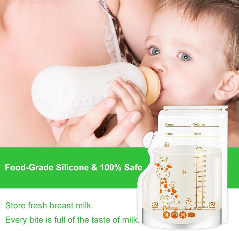 Breast milk storage bags x60