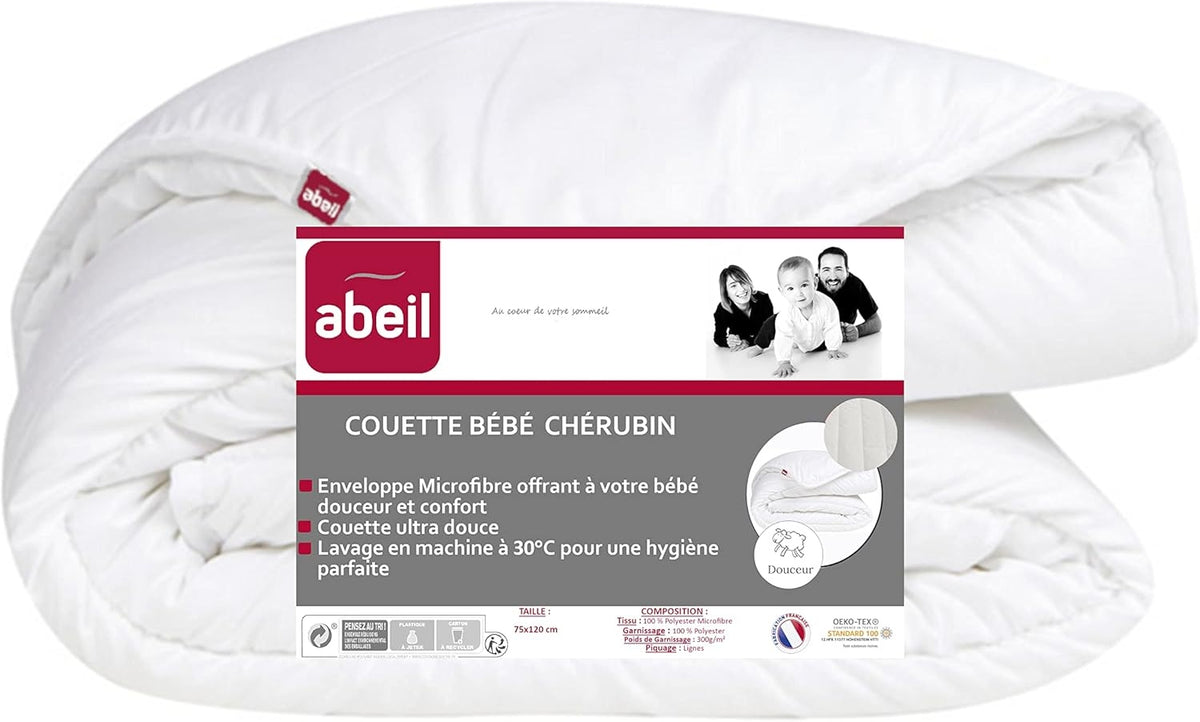 Couette matelassée ABEIL 120 x 75 cm toute saison