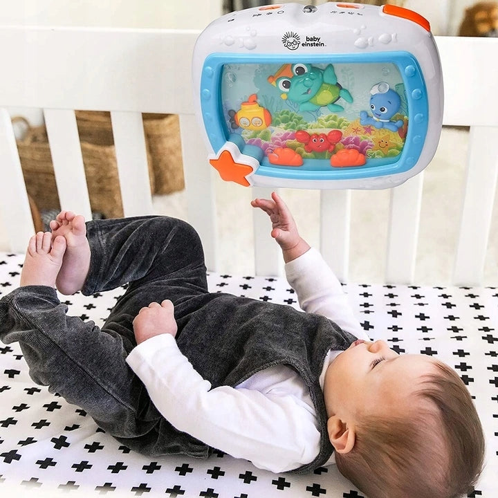 BABY EINSTEIN Ocean Dreams night light projector + remote control
