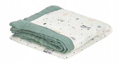 LASSIG couverture en viscose de bambou 100x100