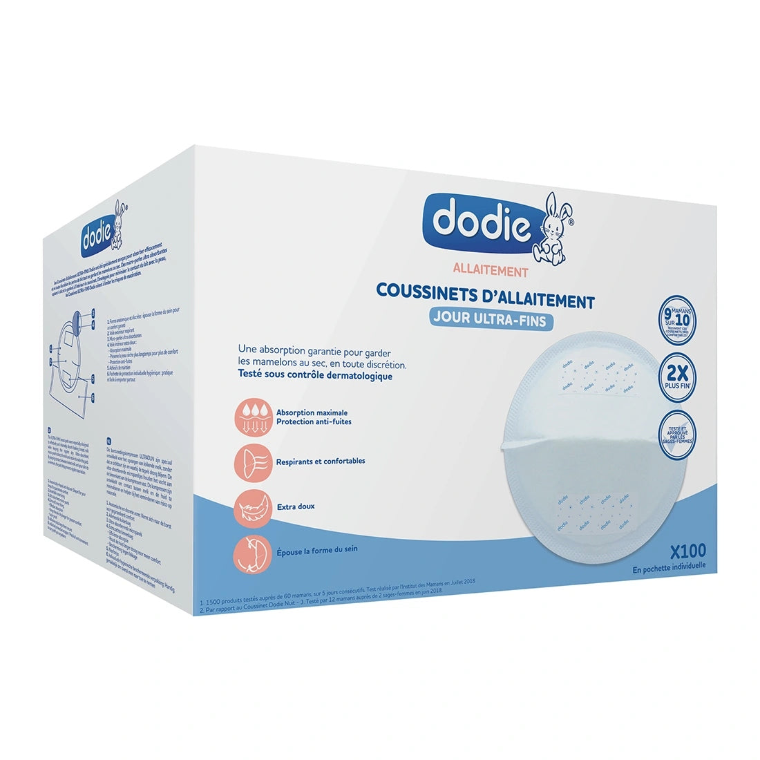 DODIE coussinets d’allaitement 100 pièces