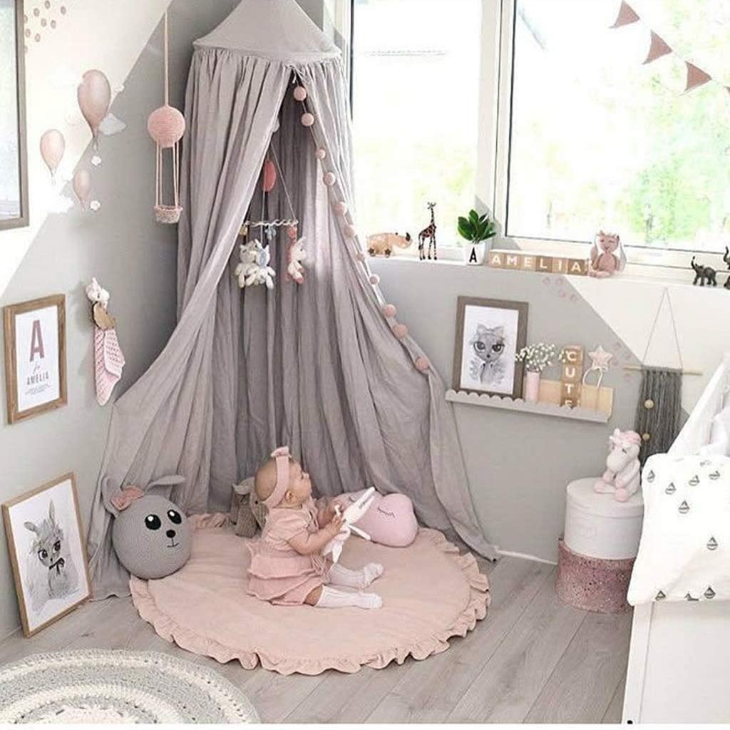 OLDPAPA play mat rug with a ruffled edge, 100 cm