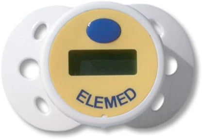 ELEMED Ciuccio Temp MP200 siliconen fopspeen met digitale thermometer