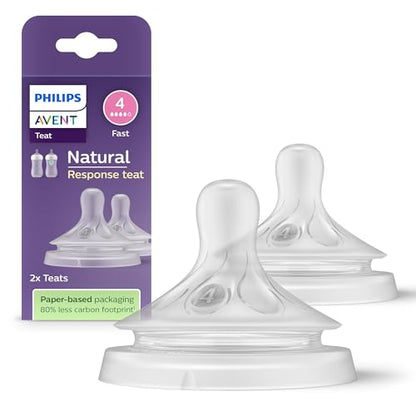 Philips Avent Natural Response smoczki Flow 4 3m+ x2 — zdjęcie 1