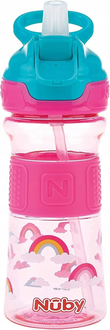 NUBY Flip-it Cup drikkekop i tritan med antidryp 3 l+ 360 ml