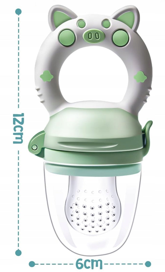 KAIYINGXIN gryzak podajnik na owoce dla dzieci 3-24 m 2 sztuki 8 ustników