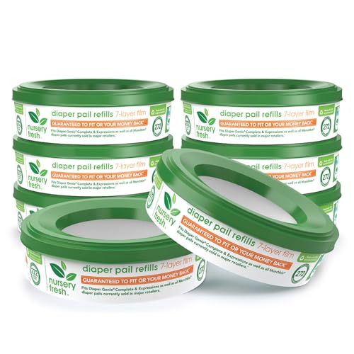 Munchkin Nursery Fresh zielone wkłady w formie pierścieni do kosza na pieluchy