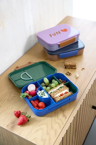 LÄSSIG Little Gang Smile lunchbox with bento compartments
