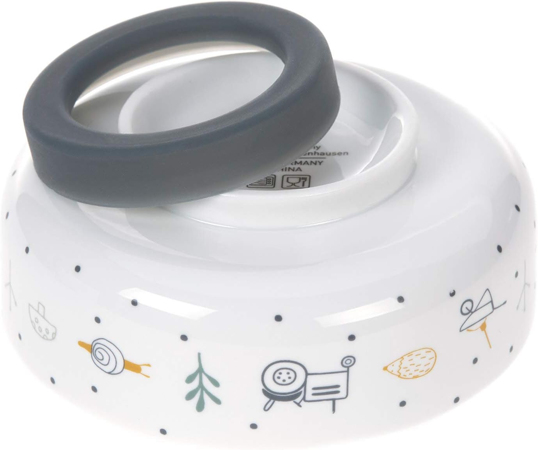 LASSIG Garden Explorer porcelænsskål med skridsikker bund FARMA