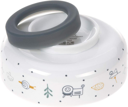 LASSIG Garden Explorer porcelænsskål med skridsikker bund FARMA