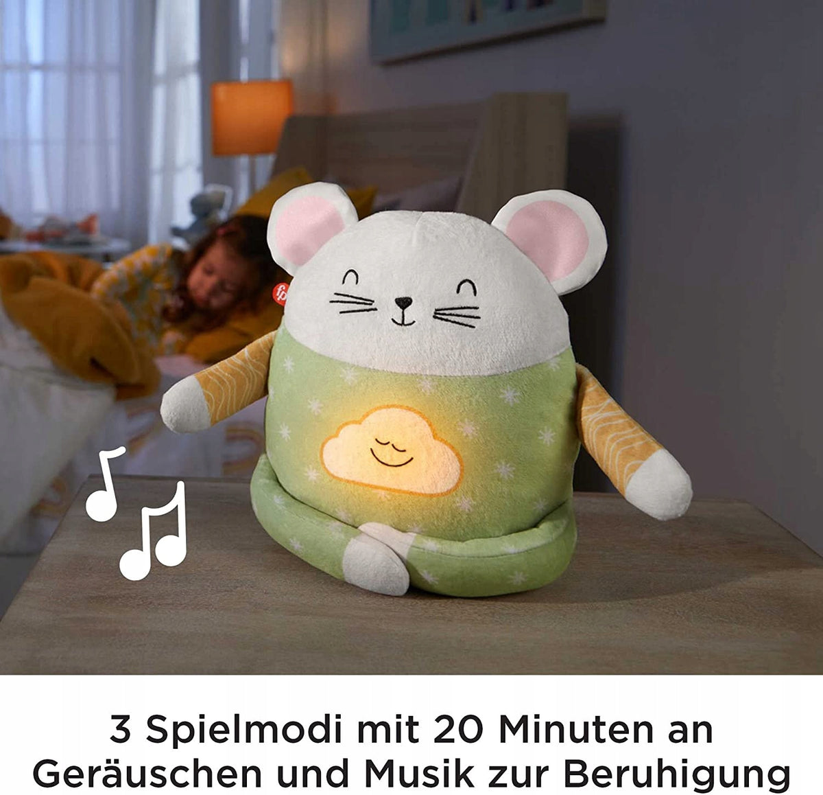 FISHER-PRICE myszka do medytacji uspokajacz J.DE