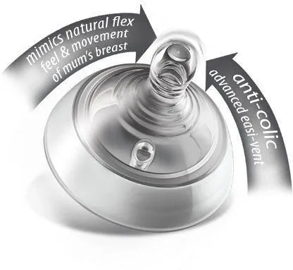 TOMMEE TIPPEE fopspeen voor fles CLOSER TO NATURE 6m+ x2