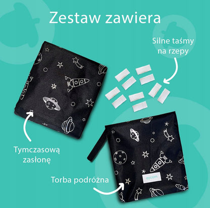 ROLETA zaciemniająca z przyssawkami 130x200