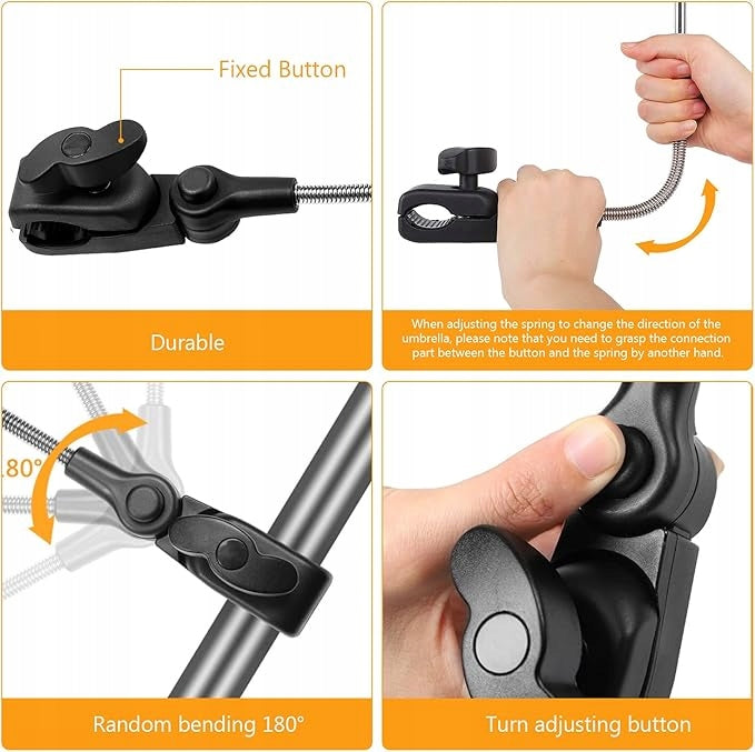 ZAMBOO védő napernyő babakocsihoz, 73 cm átmérő, UV-sugarak ellen, vízálló