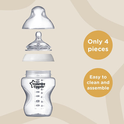 TOMMEE TIPPEE sæt med 6 flasker 260ml ANTI-COLIC