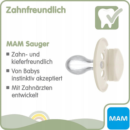 MAM ORIGINAL nyugtató cumi, 2 db, 0–6 hónap