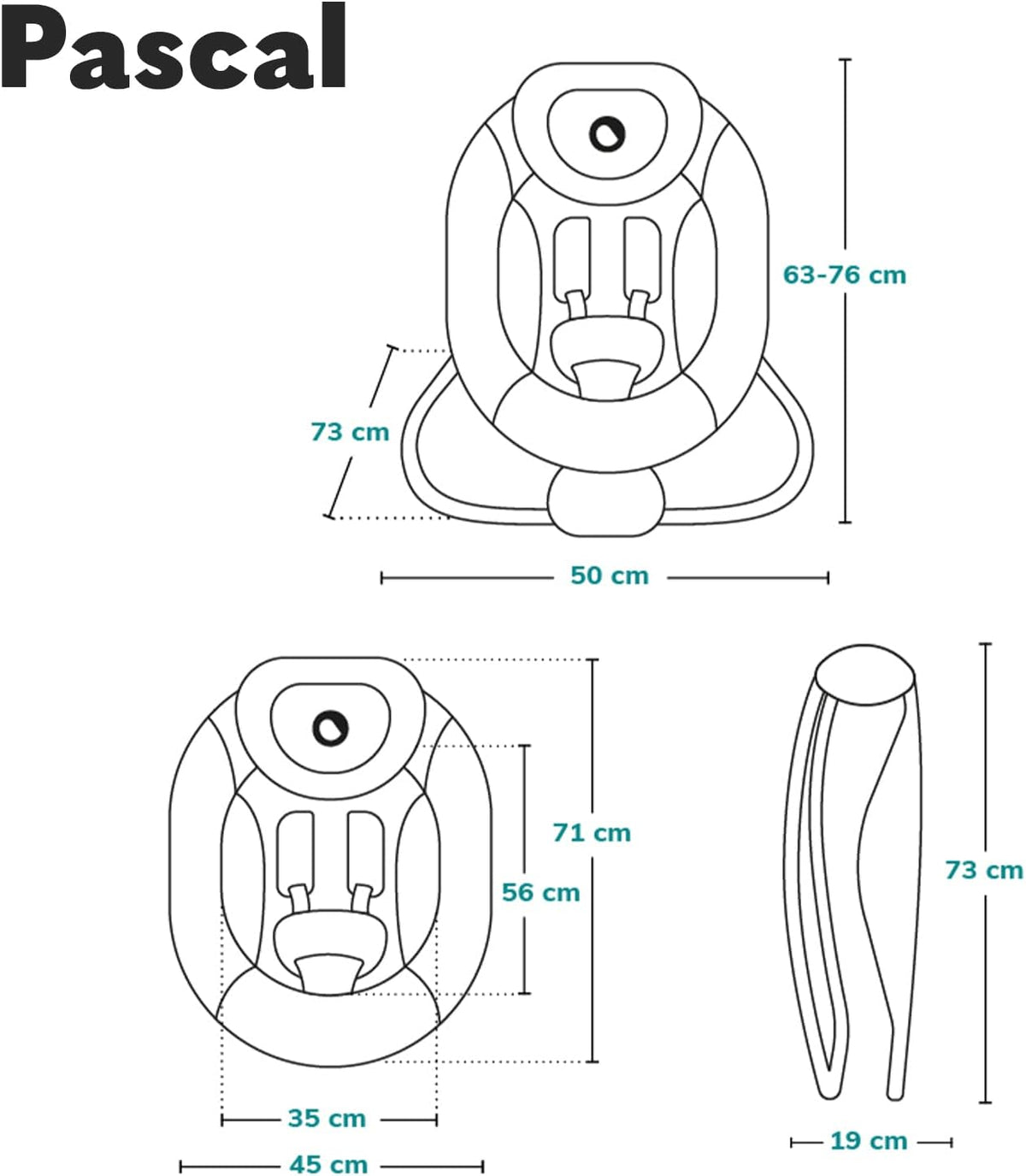 LIONELO PASCAL rocker, bouncer with vibrations and melodies