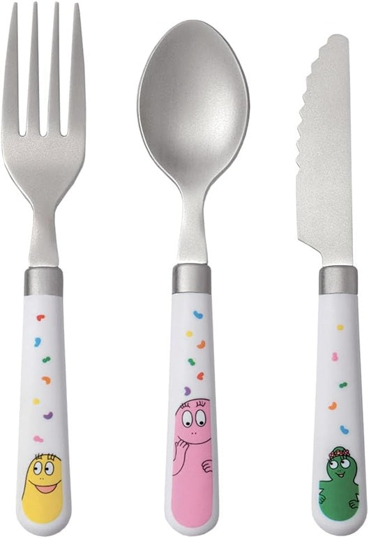 PETIT JOUR PARIS Barbapapa sztućce ze stali nierdzewnej 24 m+