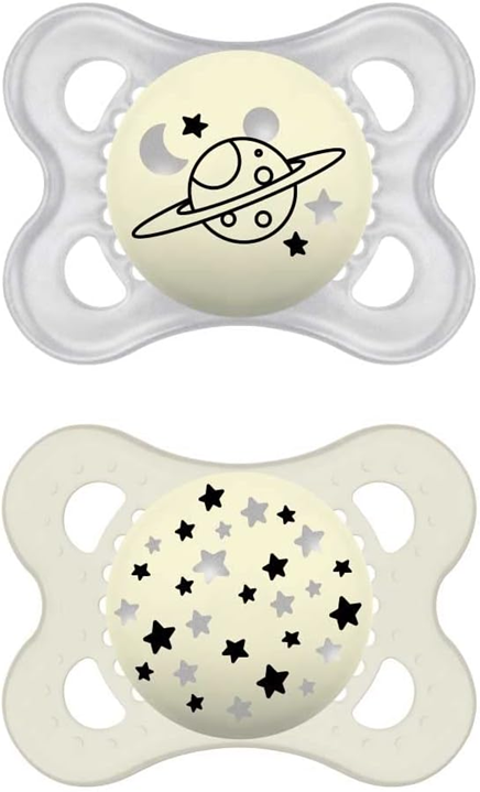 MAM ORIGINAL NIGHT Schnuller x2 2-6m leuchtend
