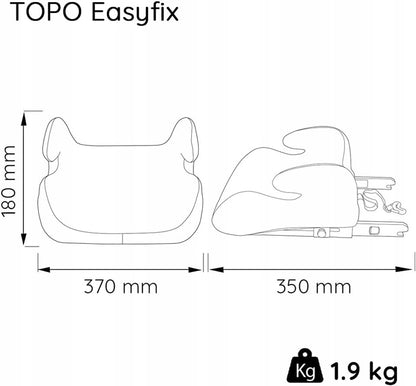 NANIA eASYFIX autósülés ülésmagasító III. csoport / 22–36 kg