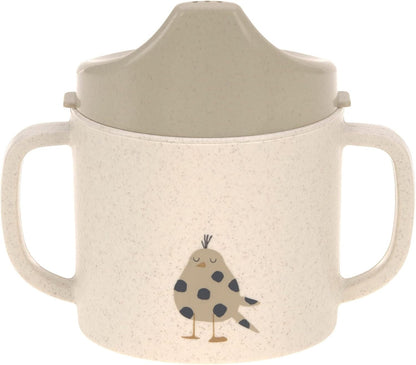 LASSIG Sippy Cup Little Mateys kubek z ustnikiem 150 ml 6 m+ – beżowo-szary – zdjęcie 1