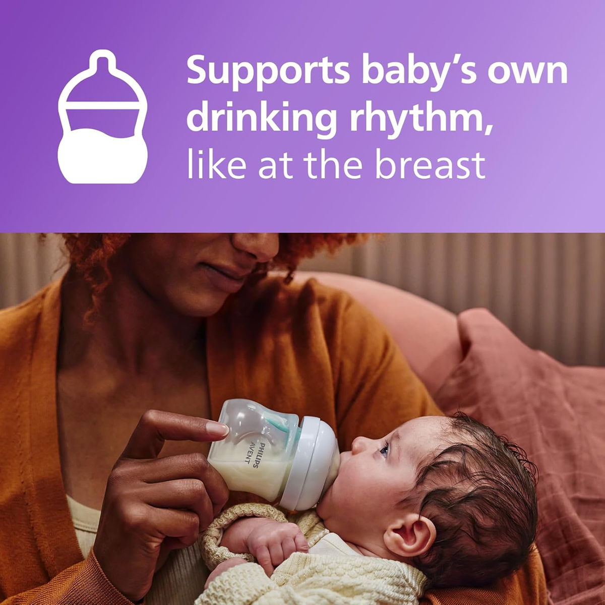 PHILIPS AVENT Natural RESPONSE AIRFREE VENT szett cumisüveg 260 ml 2 db + cumi