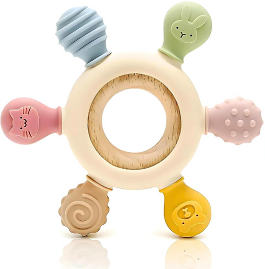 CAJA silikone-træ bidering med massage 12 cm