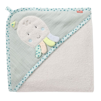 FEHN Créatures Marines SERVIETTE AVEC CAPUCHE 80x80 cm