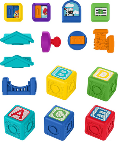 BABY EINSTEIN Connectables Bridge & Learn magnetic blocks