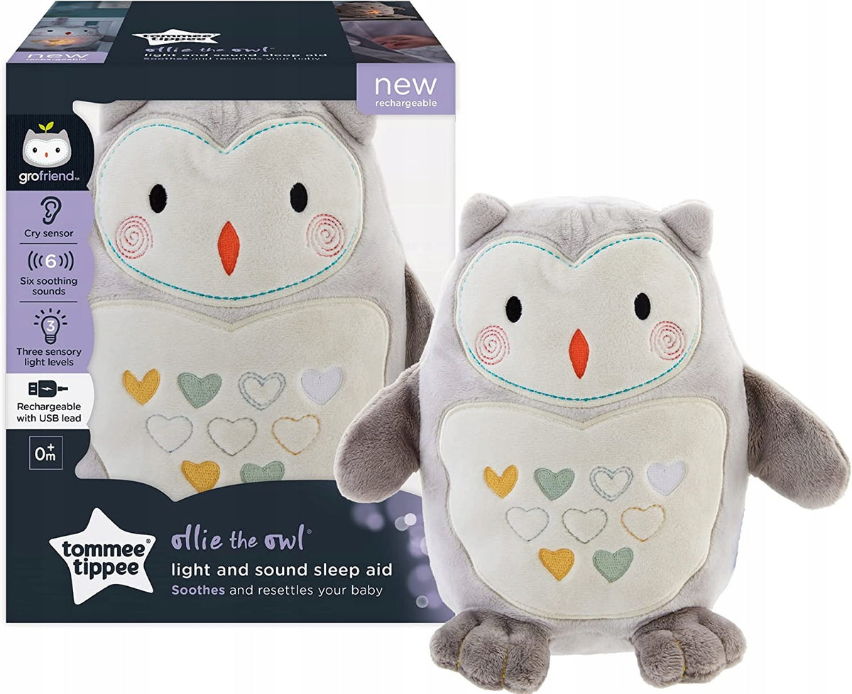 TOMMEE TIPPEE Sowa Ollie PRZYTULANKA dźwięki bez lampki