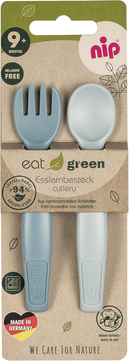 NIP Eat Green evőeszköz készlet 9 hónap+