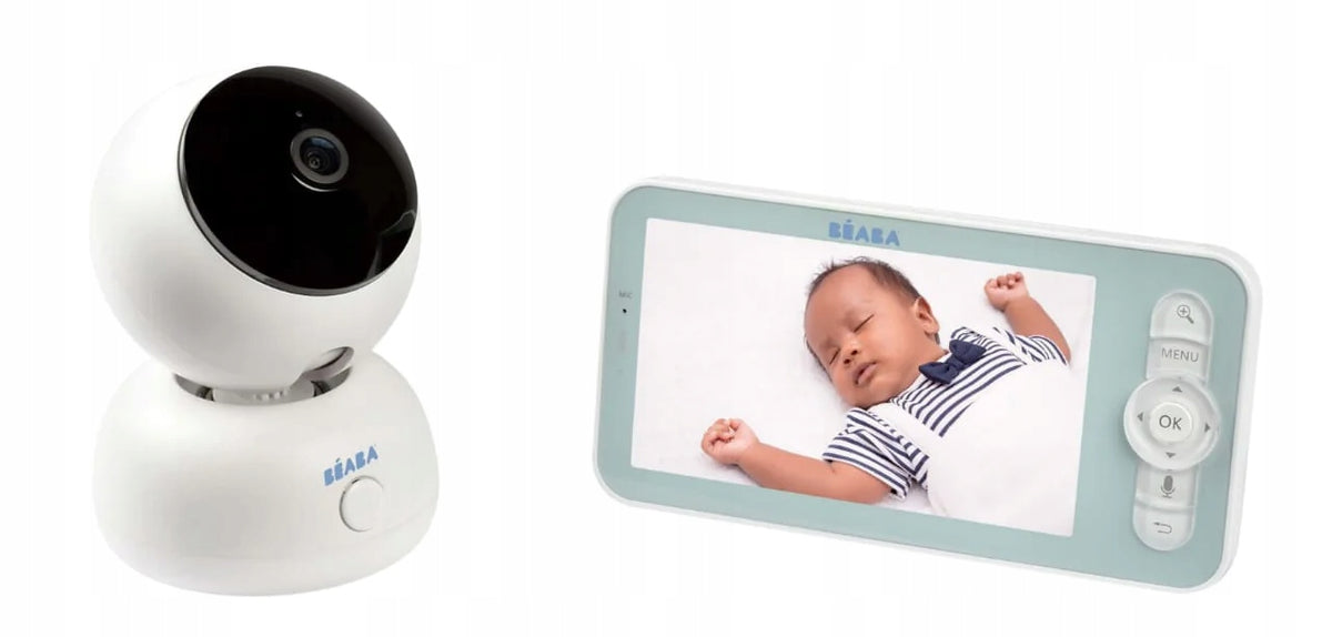 BEABA Zen Premium elektronisk babyalarm kamera 360° Full HD app